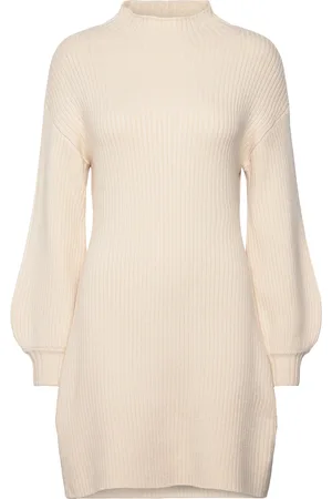French Connection Myla Babysoft Soft Short Dress Kort Kjole Cream