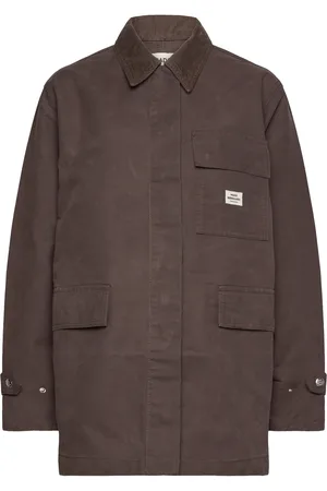 Mads Norgaard Wax Nonna Jacket Outerwear Jackets Light-summer Jacket Brown