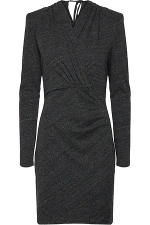 Dante 6 Faeza Crossover Mini Dress Kort Kjole Grey