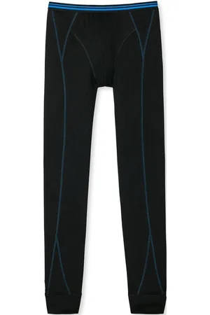 Schiesser Long Pants Bottoms Sweatpants Black
