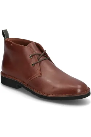 Ralph Lauren Leather-Talan Chukka-Bo-Csl Snørestøvler Brown