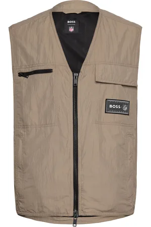 HUGO BOSS Payton-W_Nfl Vest Beige