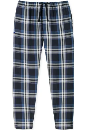 Schiesser Long Pants Hyggebukser Navy