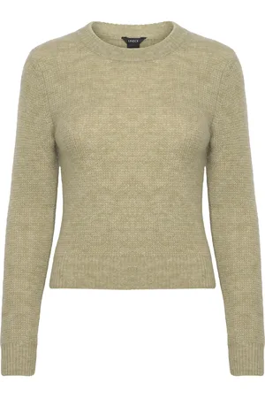 Lindex Sweater Livia Wool Mohair Blen Tops Knitwear Jumpers Green