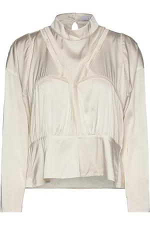 IRO Domali Tops Blouses Long-sleeved Cream