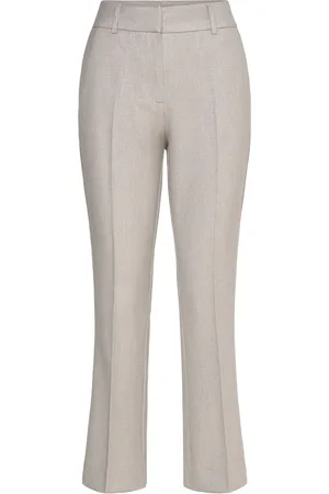 Fiveunits Clarafv Ankle Bottoms Trousers Flared Cream