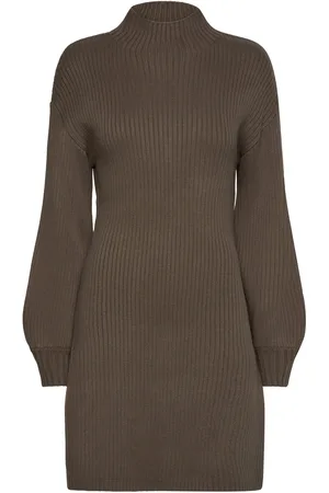 French Connection Myla Babysoft Soft Short Dress Kort Kjole Khaki Green