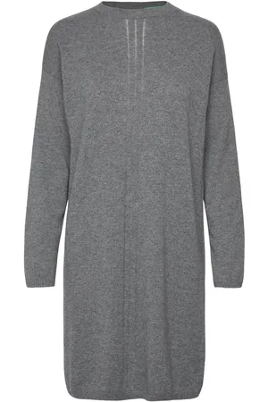 Benetton Dress Kort Kjole Grey