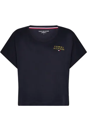 Tommy Hilfiger Ss T-Shirt Gold Embroidery Top Navy