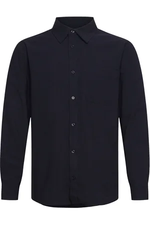 Clean Cut Alfred Shirt Tops Shirts Casual Navy