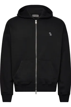 Abercrombie & Fitch Anf Mens Sweatshirts Tops Sweatshirts & Hoodies Sweatshirts Black