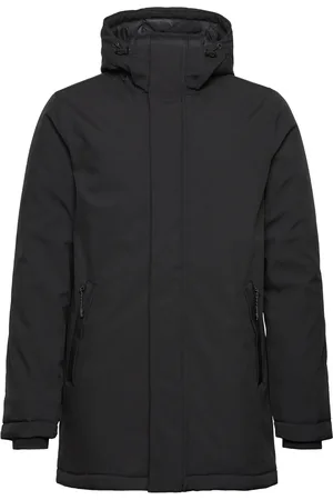 Knowledge Cotton Apparal Soft Shell Jacket Climate Shell - Parka Jakke Black
