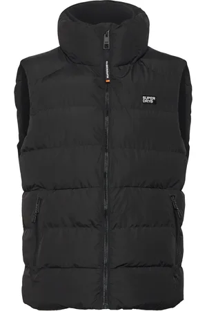 Superdry Sports Puffer Gilet Vest Black