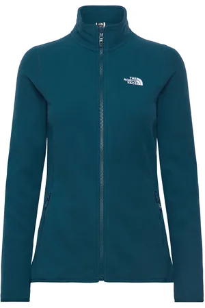The North Face W 100 Glacier Fz - Eu Sport Sweatshirts & Hoodies Fleeces & Midlayers Blue