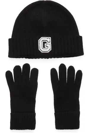 GANT G Beanie & Gloves Gift Set Accessories Headwear Hats Beanie Black
