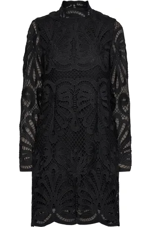 Minus Mskarisa Short Lace Dress Kort Kjole Black