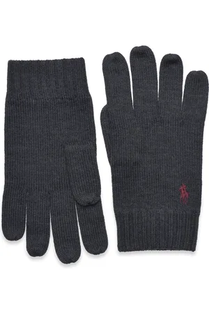 Ralph Lauren 2/30 Merino Wl Rws-Glv Accessories Gloves Finger Gloves Grey