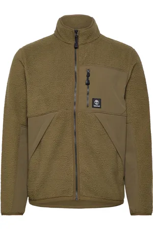 Timberland Sherpa Fleece Jacket Dark Olive Tynd Jakke Khaki Green