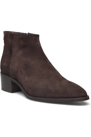 GANT St Broomly Mid Boot Shoes Boots Ankle Boots Ankle Boots With Heel Brown