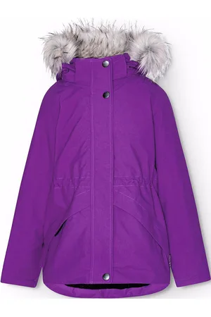 Molo Cathy Fur Outerwear Snow-ski Clothing Snow-ski Jacket Purple