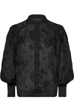 Copenhagen Muse Cmmilde-Shirt Tops Blouses Long-sleeved Black