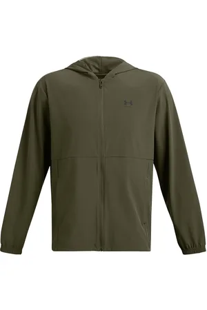 Under Armour Ua Vibe Woven Windbreaker Sport Men Sport Clothing Sport Sweatshirts & Hoodies Sport Hoodies Green