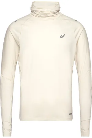 Asics Metarun Winter Ls Hoodie Sport Men Sport Clothing Sport Sweatshirts & Hoodies Sport Hoodies Cream