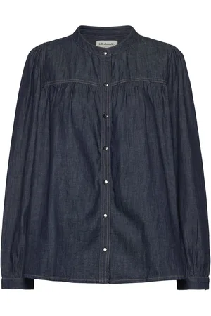 Lollys Laundry Nickyll Shirt Ls Tops Shirts Long-sleeved Navy