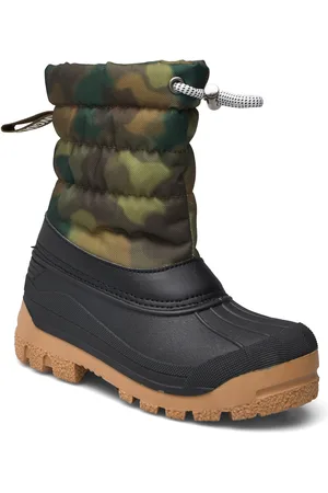 ANGULUS Termo Boot With Woollining Vinterstøvler Pull On Green