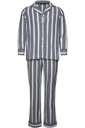 Decoy Flannel Py Set Pyjamas Nattøj Blue