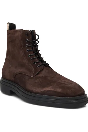 GANT Boggar Mid Boot Snørestøvler Brown