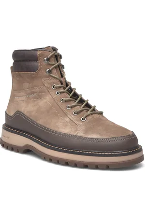 GANT Clafton Mid Boot Snørestøvler Beige