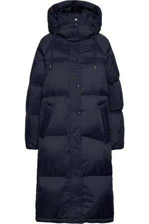 GANT Full Length Down Coat Outerwear Coats Winter Coats Navy