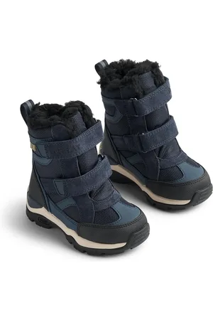WHEAT Winterboot Trailor Tex Vinterstøvler Med Burrebånd Navy
