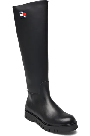 Tommy Hilfiger Tjw Long Shaft Boot Lange Støvler Black