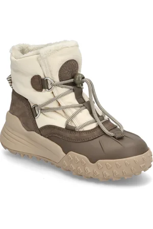 Timberland Moriah Range Mid Warm Lined Waterproof Snow Boot Natural Woven Shoes Wintershoes Beige