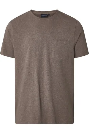 Lexington Travis Organic Cotton Tee Tops T-Kortærmet Skjorte Brown