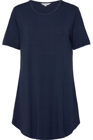 Lady Avenue Bamboo Bigshirt Nattøj Navy