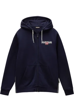 Napapijri Aylmer Winter Full-Zip Hoodie Tops Sweatshirts & Hoodies Hoodies Navy