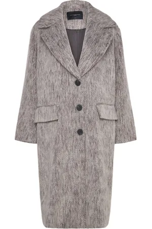 Copenhagen Muse Cmblur-Coat Uldfrakke Frakke Grey