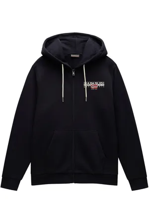 Napapijri Aylmer Winter Full-Zip Hoodie Tops Sweatshirts & Hoodies Hoodies Black
