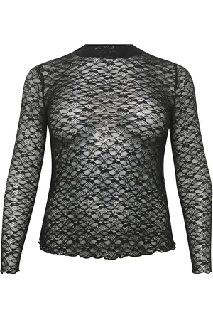 Kaffe Kcjolina Ls Blouse Tops T-shirts & Tops Long-sleeved Black