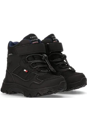 Tommy Hilfiger Warm Winter Boots Vinterstøvler Med Snøre Black