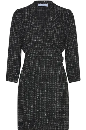 Minus Mskarina Short Dress Kort Kjole Black