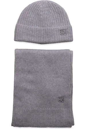 HUGO BOSS Sarmi_Set Accessories Headwear Beanies Grey