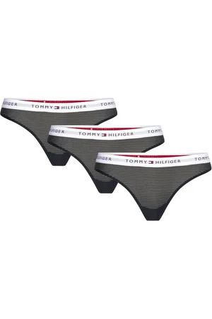 Tommy Hilfiger 3 Pack Mesh Thong G-streng Undertøj Navy
