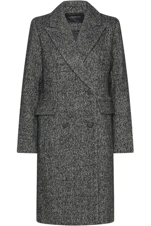 Copenhagen Muse Cmyan-Coat Uldfrakke Frakke Black