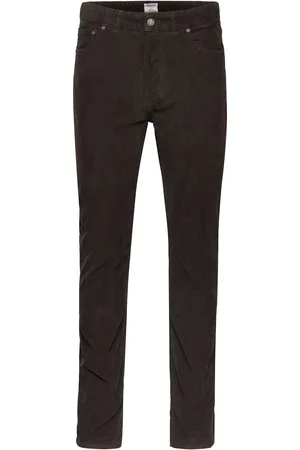 Morris James Cord 5-Pkt Designers Trousers Casual Brown
