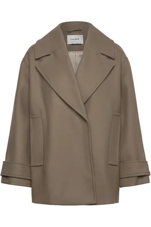 Ivy & Oak Carly Uldjakke Jakke Khaki Green