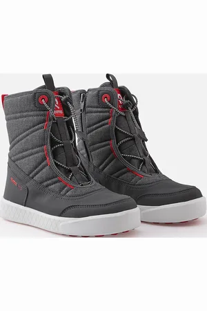 Reima Tec Winter Boots, Hankinen Vinterstøvler Med Snøre Grey